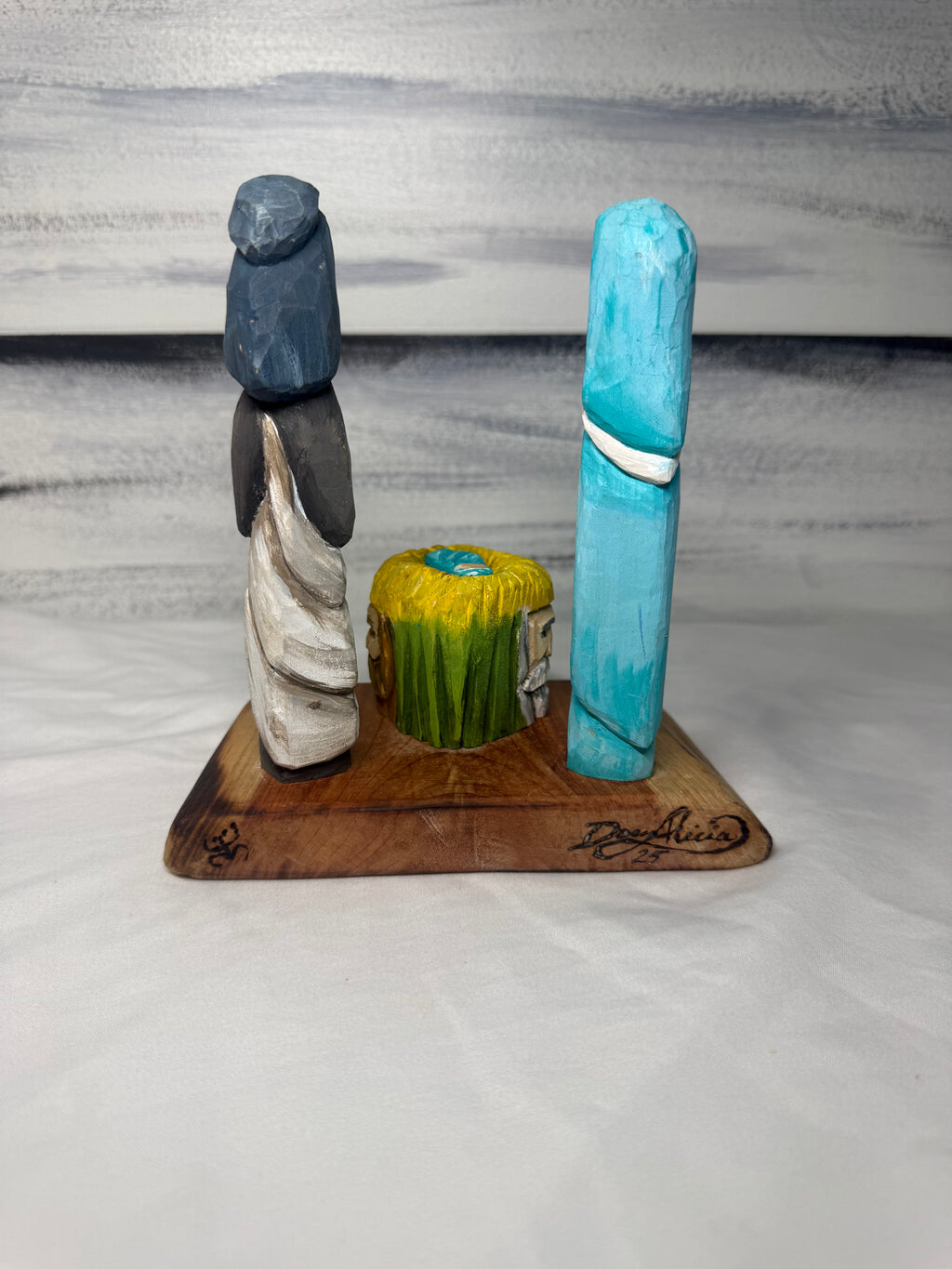 Navidad Tallado Boricua Home Decor
