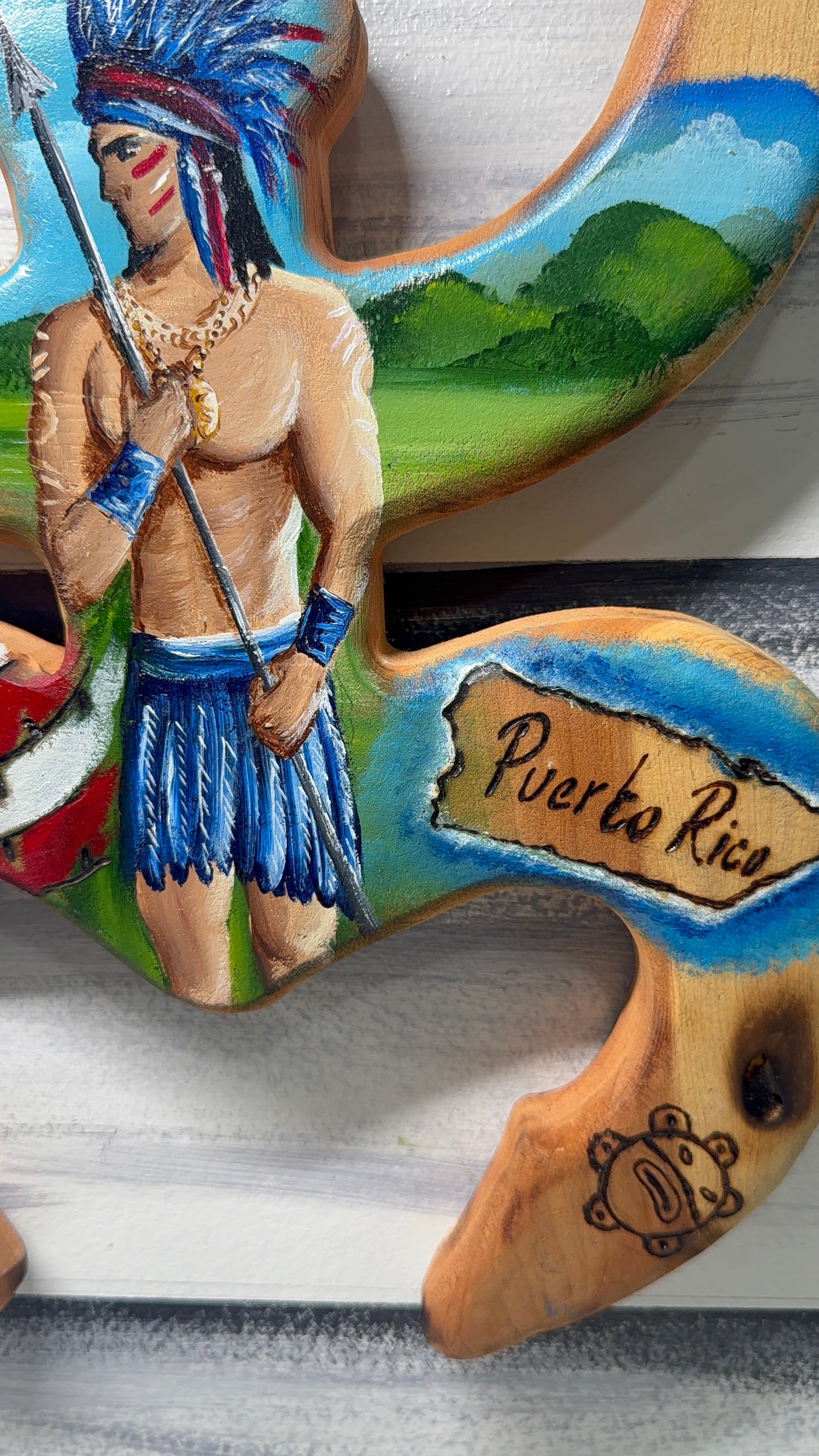 Coqui Taino Cacique Home Decor