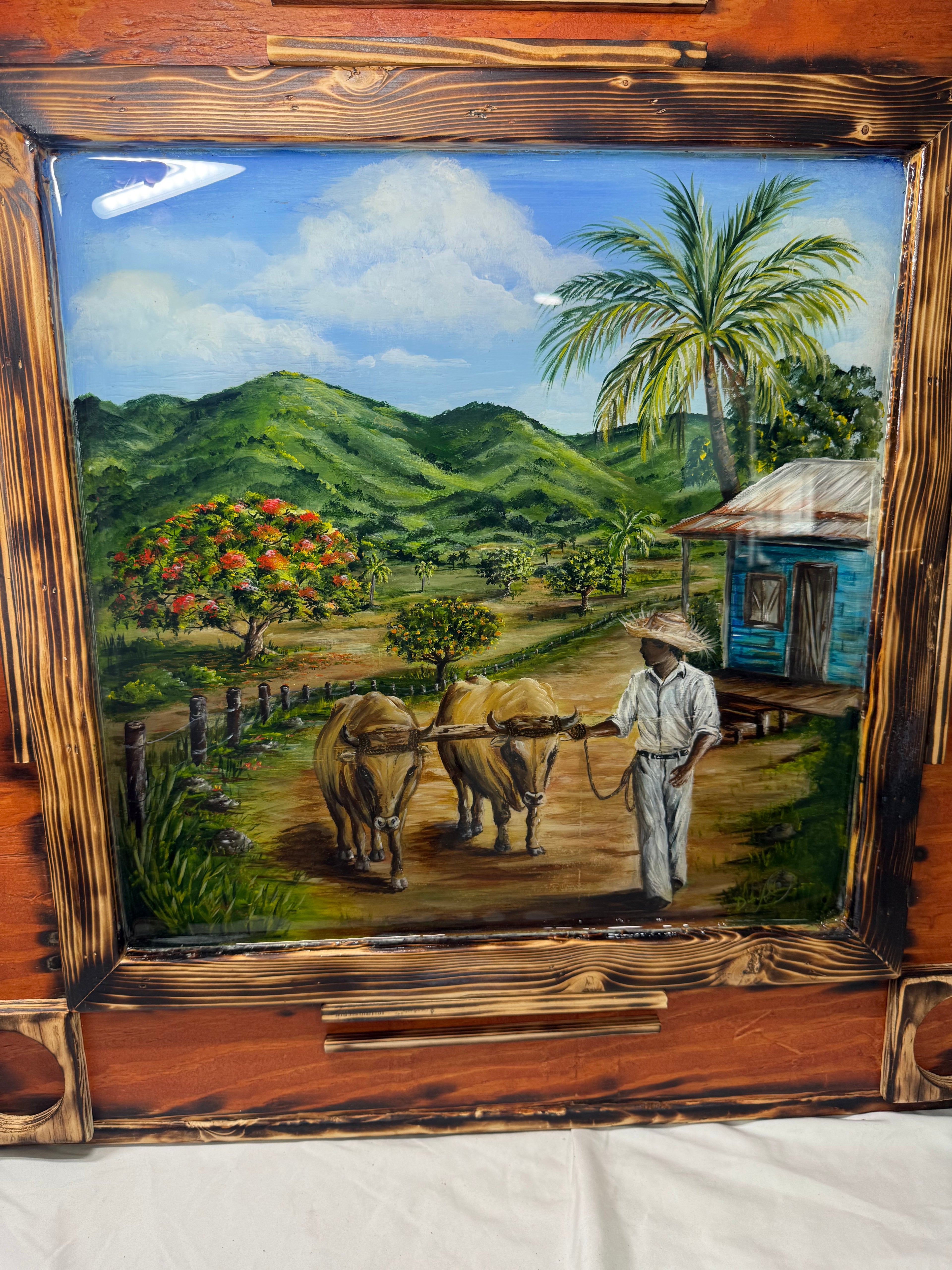 Mesa de Domino Artesanal Boricua