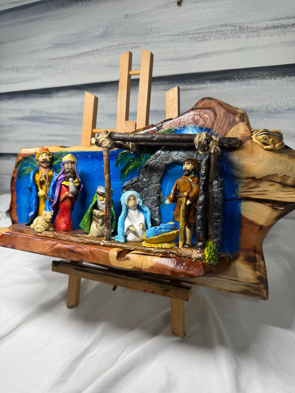 Tallado de Reyes Magos Home Decor