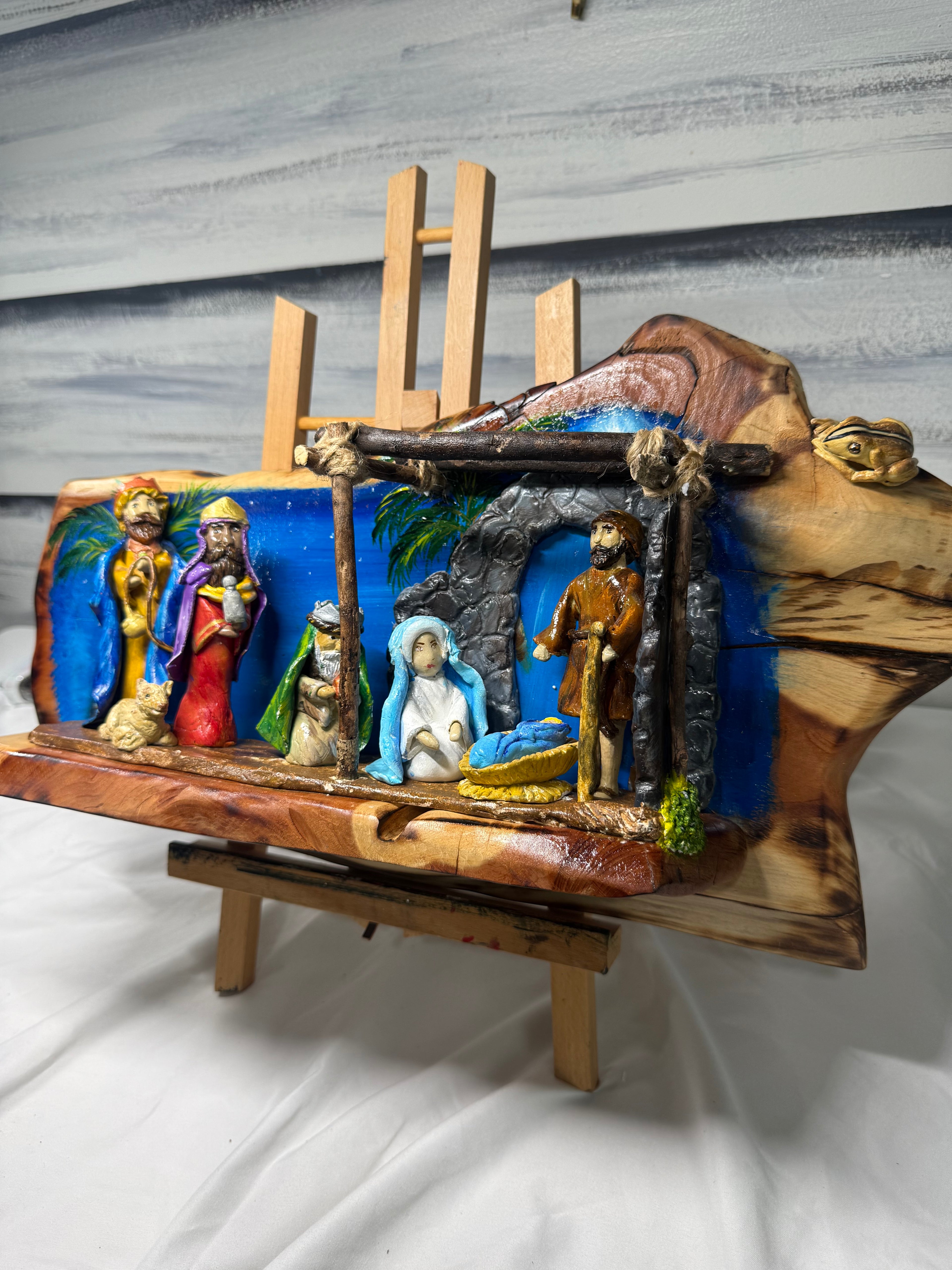 Tallado de Reyes Magos Home Decor