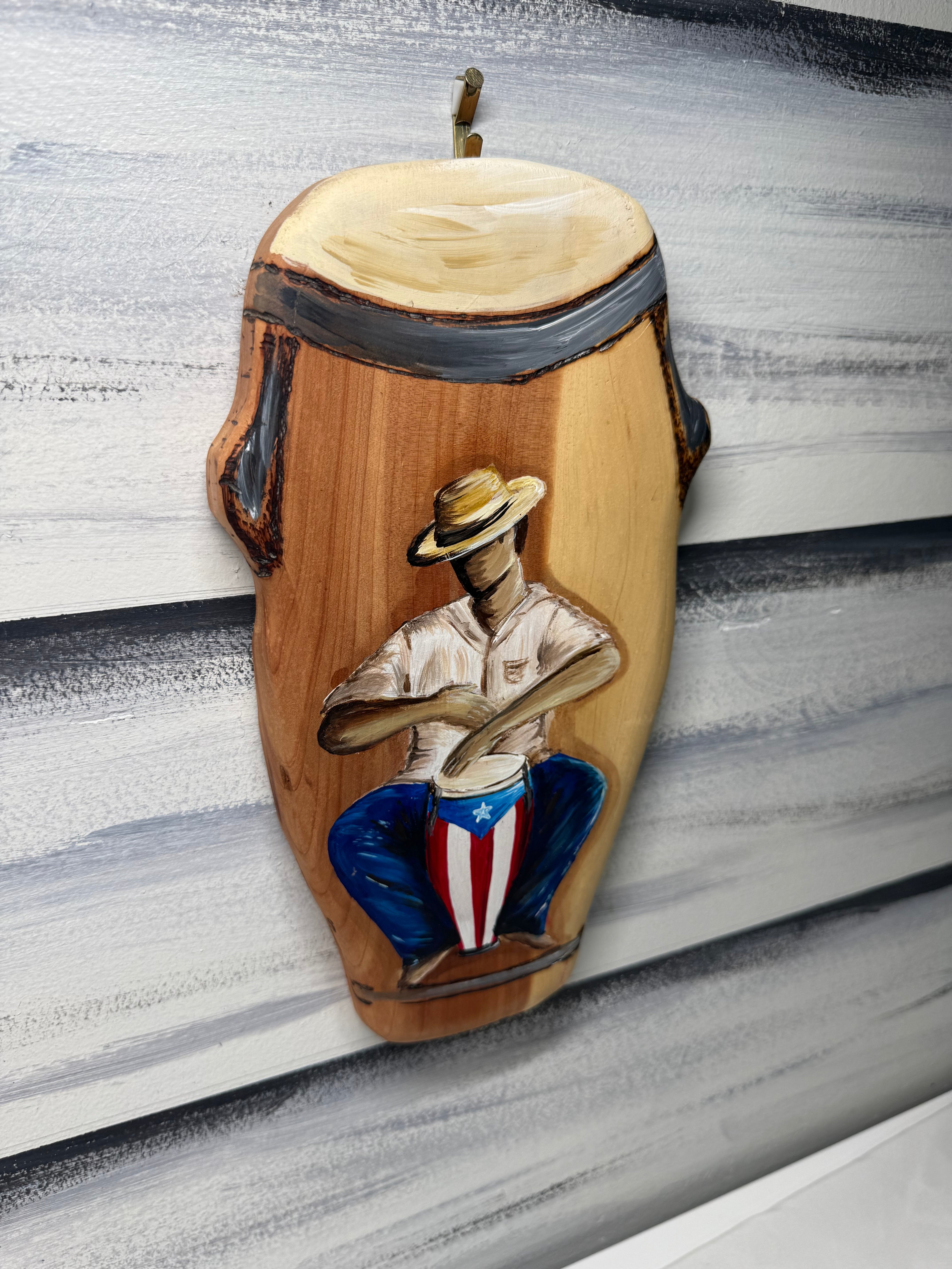 Conga con Jibarito Puertorriqueño