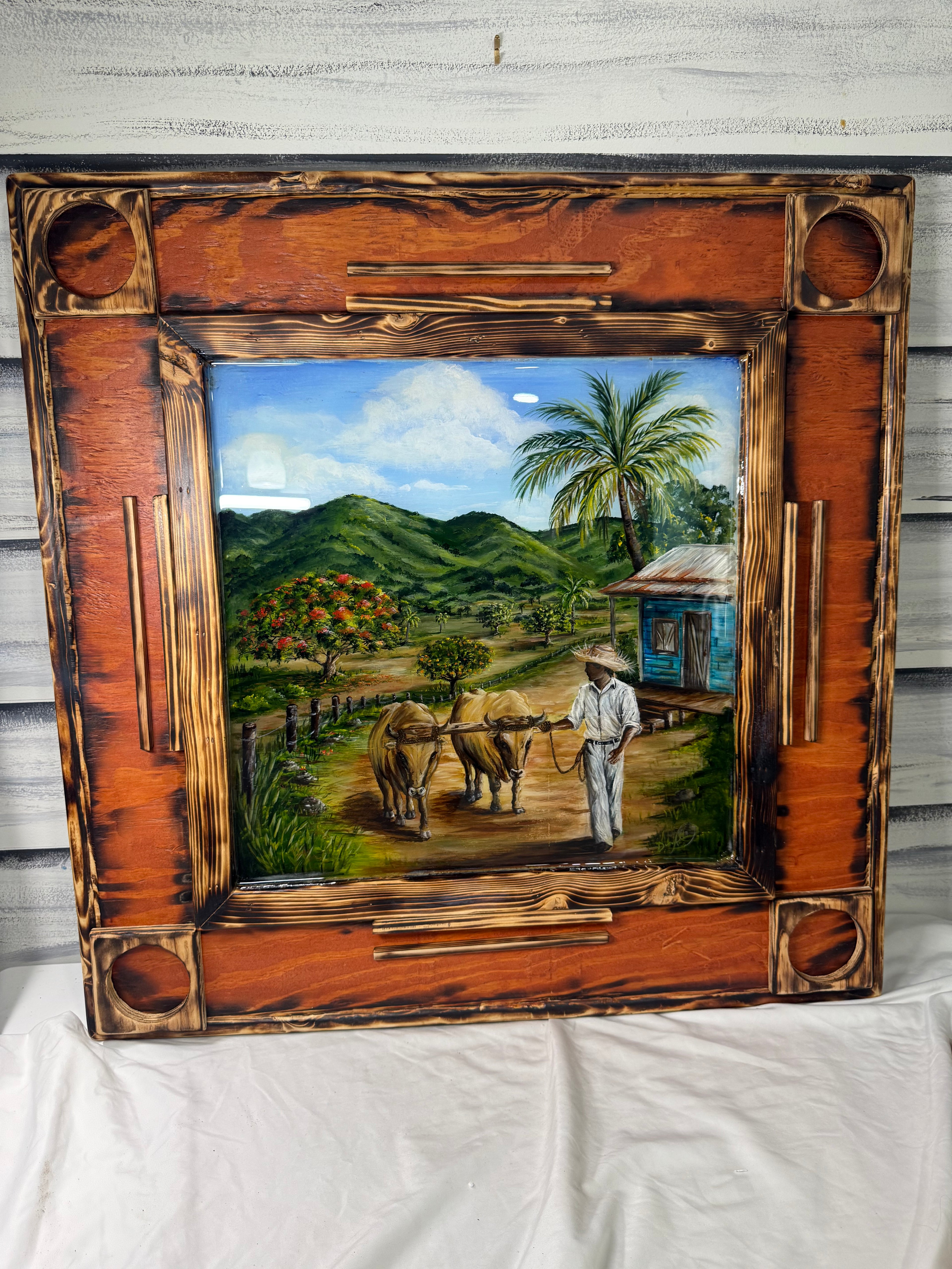 Mesa de Domino Artesanal Boricua