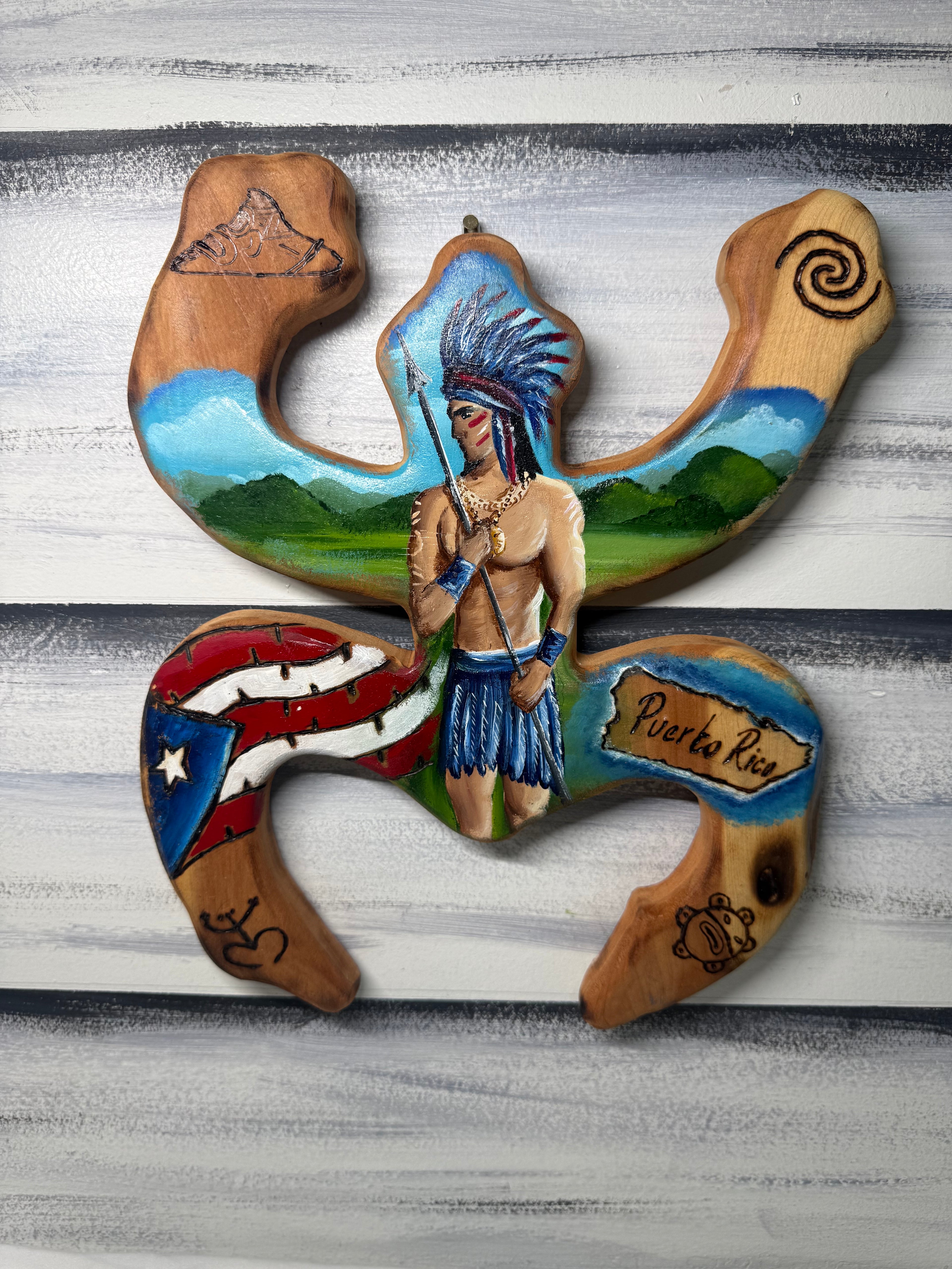 Coqui Taino Cacique Home Decor