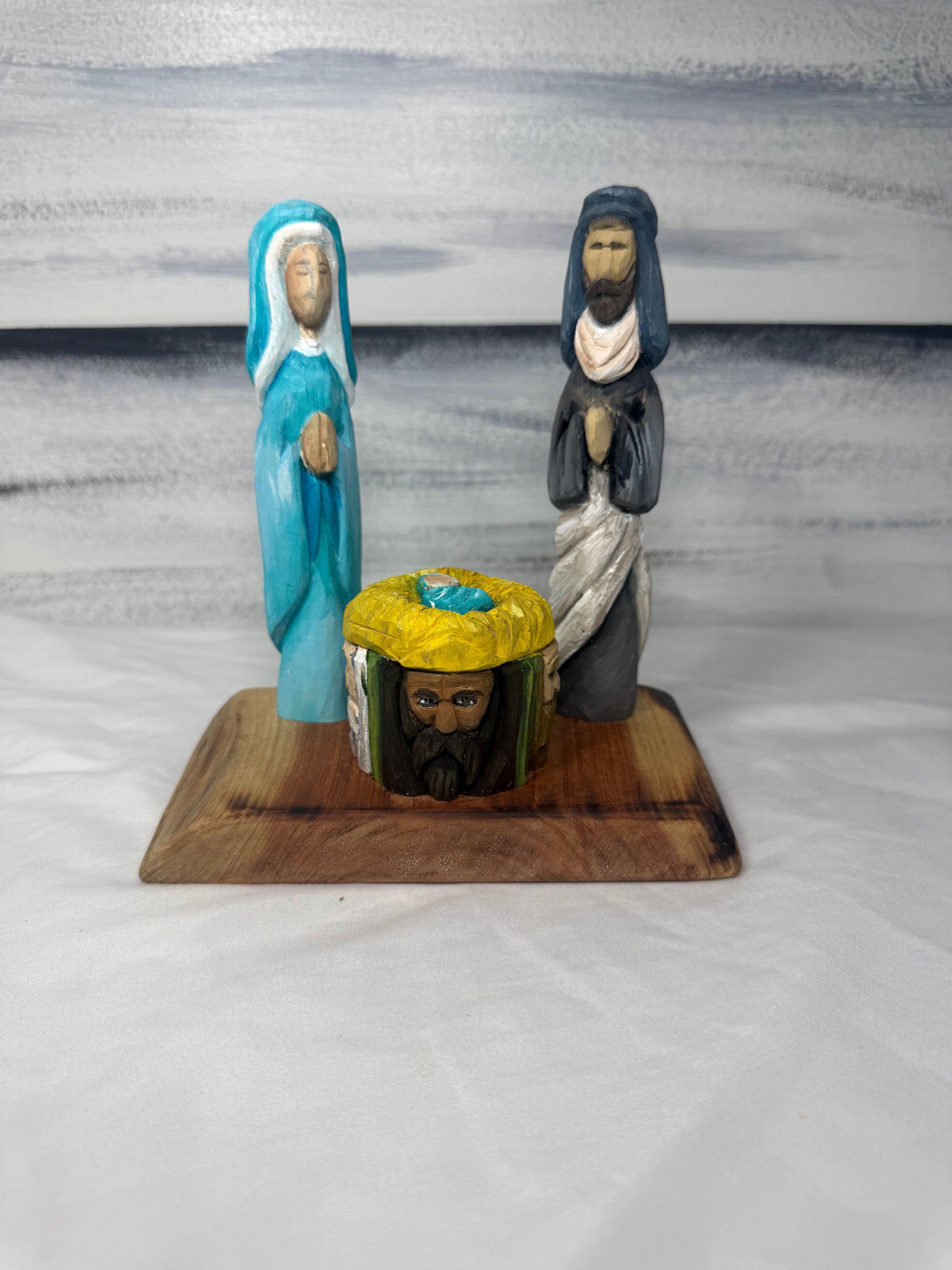 Navidad Tallado Boricua Home Decor