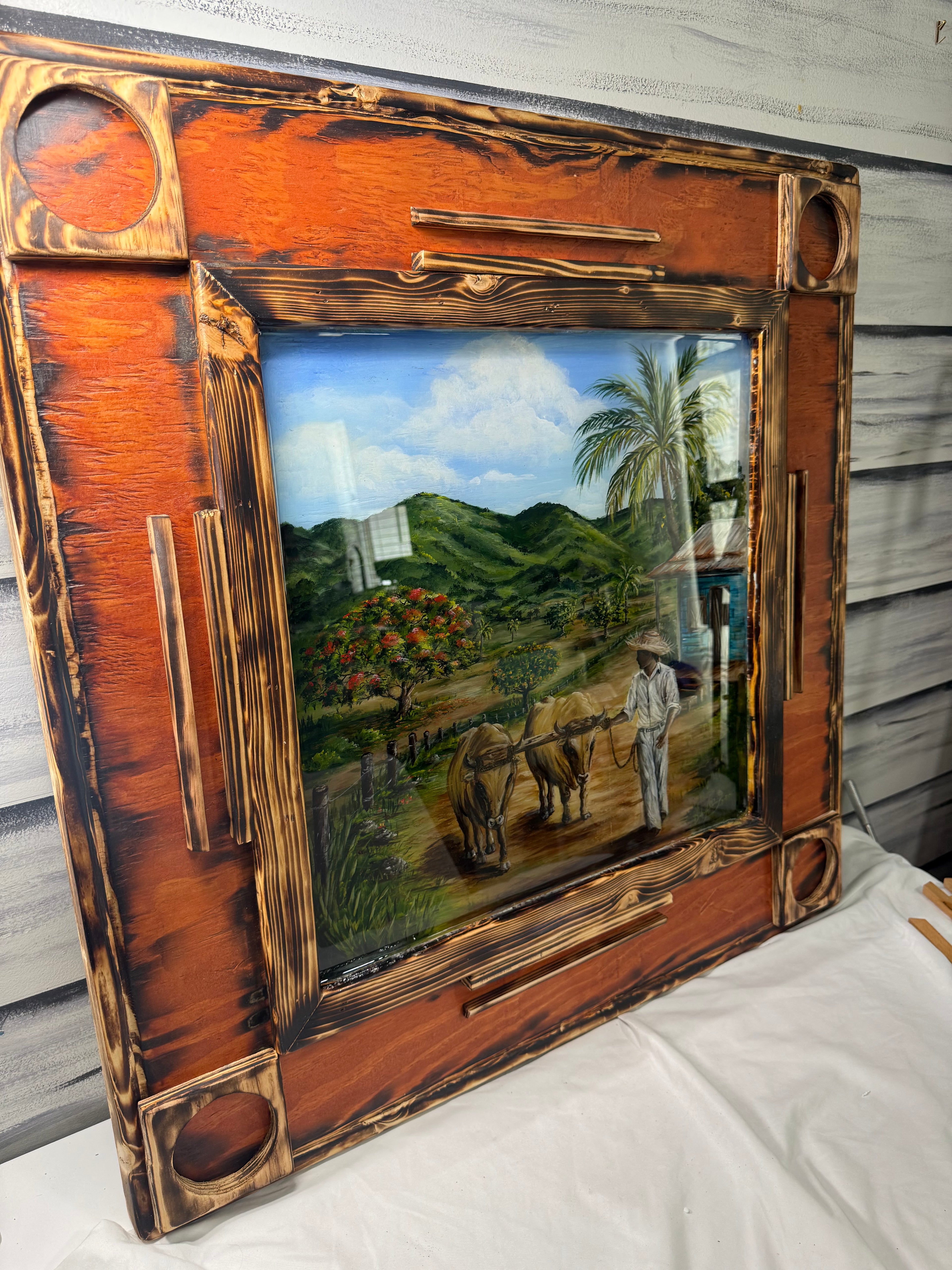 Mesa de Domino Artesanal Boricua